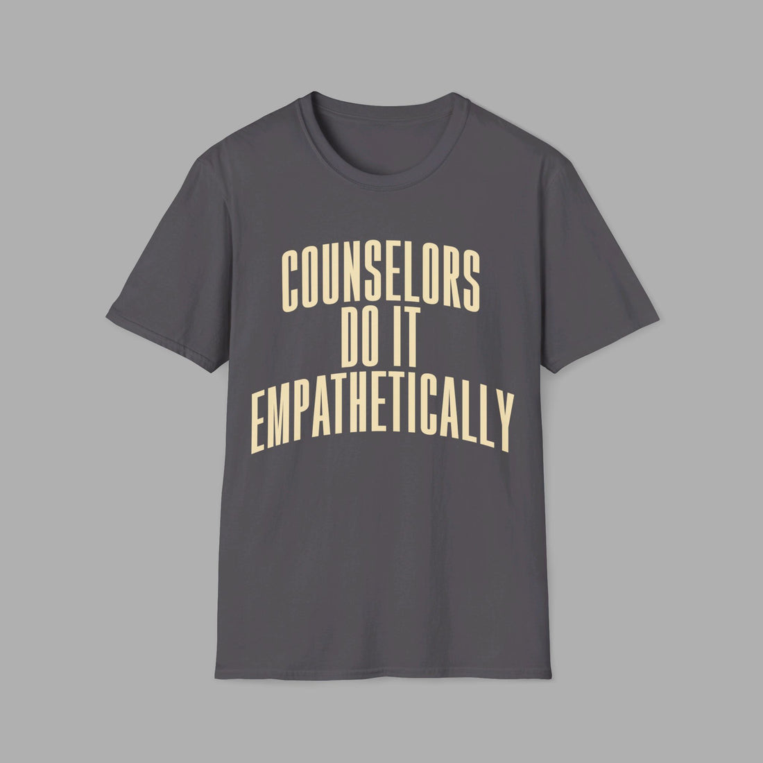 EMPATHETIC COUNSELOR SHIRT- Black Half Sleeve Tee Gift For Social Workers