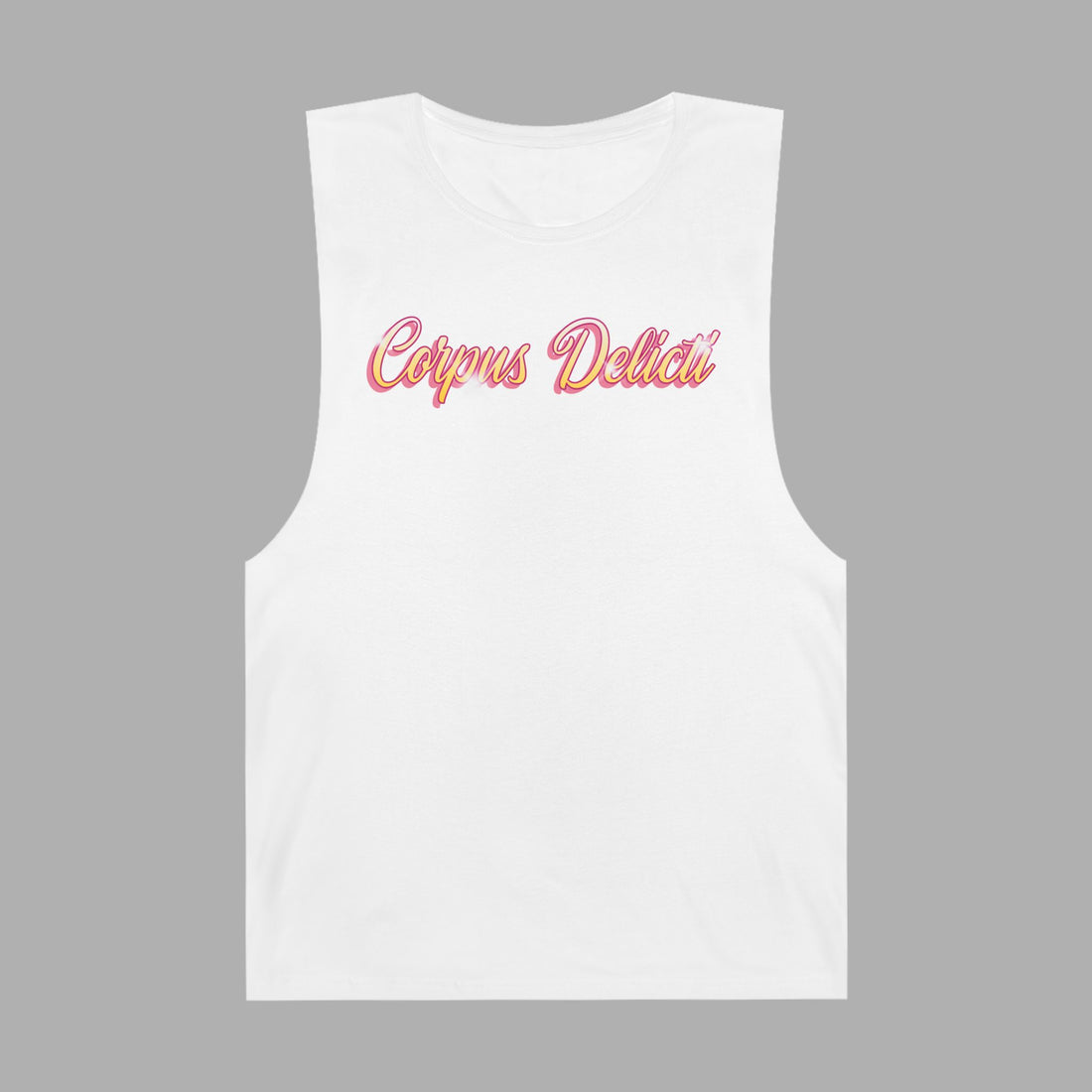 Pink Dreamland Corpus Delicti CRIME TANK TOP – Summer Law Tank Top Perfect For Gift