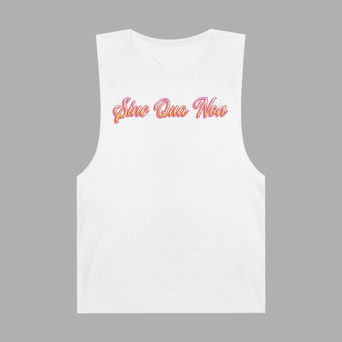 Dream LEGAL Doll Sine Qua Non Positive TANK TOP – Summer Latin Phrase Law Tank Top