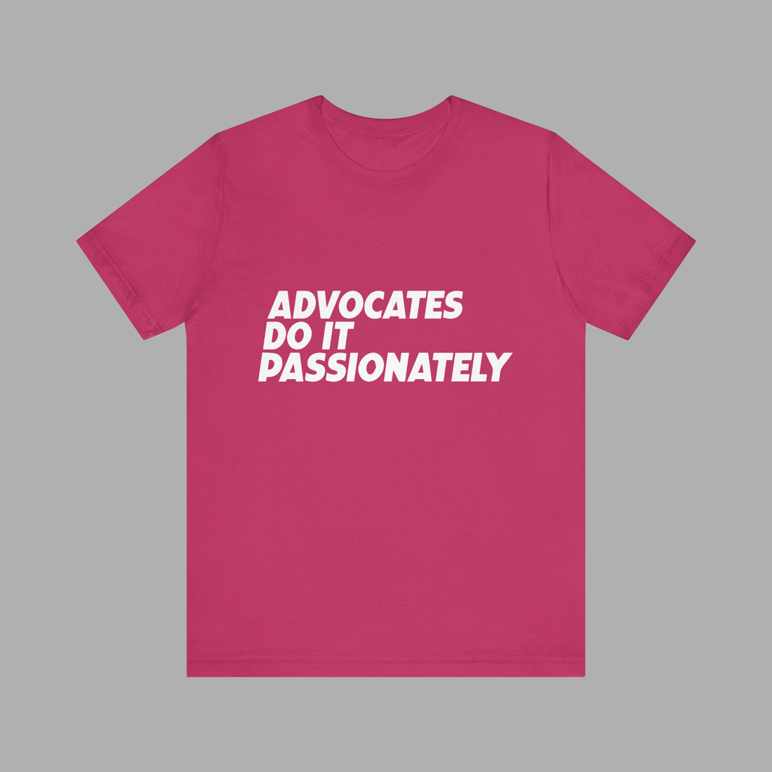 MOTIVATIONAL ADVOCATE SHIRT - Do It Passionately Print - Black Half-Sleeve Tee Gift For Lawyer