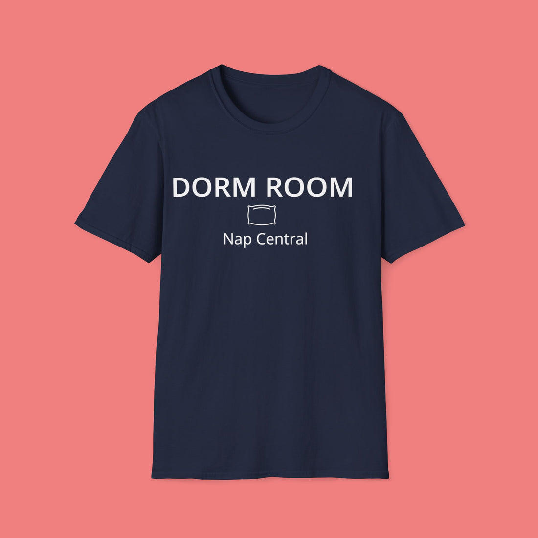 DORM Clean SLEEPING Tee SHIRT , Positive Residence College Campus Student Tee Shirt