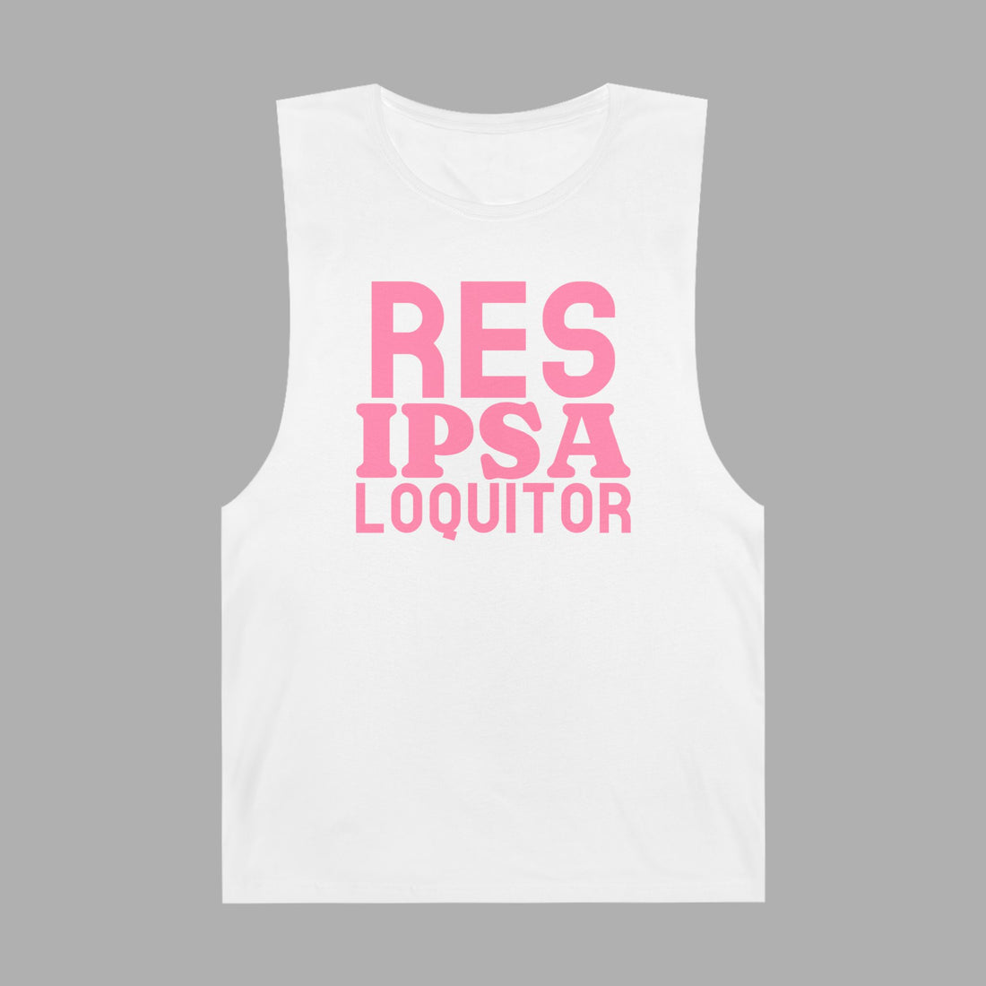 Legal Law Res Ipsa Loquitor Law TANK TOP – Ambition Latin Pink Glam Legal Tank Top For Summer Season