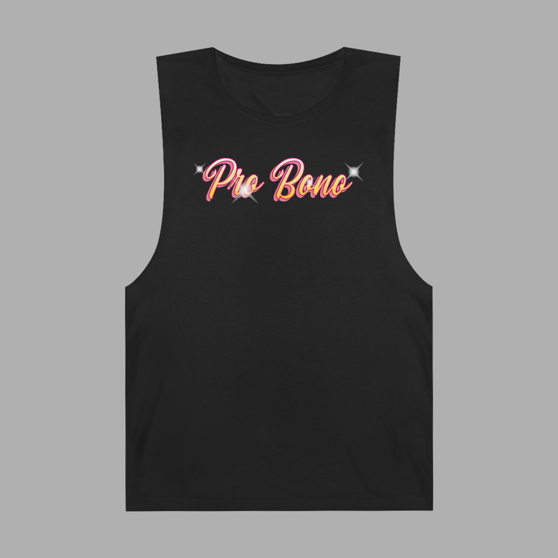 PUBLIC Pro Bono Good Vibes Law TANK TOP – Legal Profession Phrase Positive Tank Top