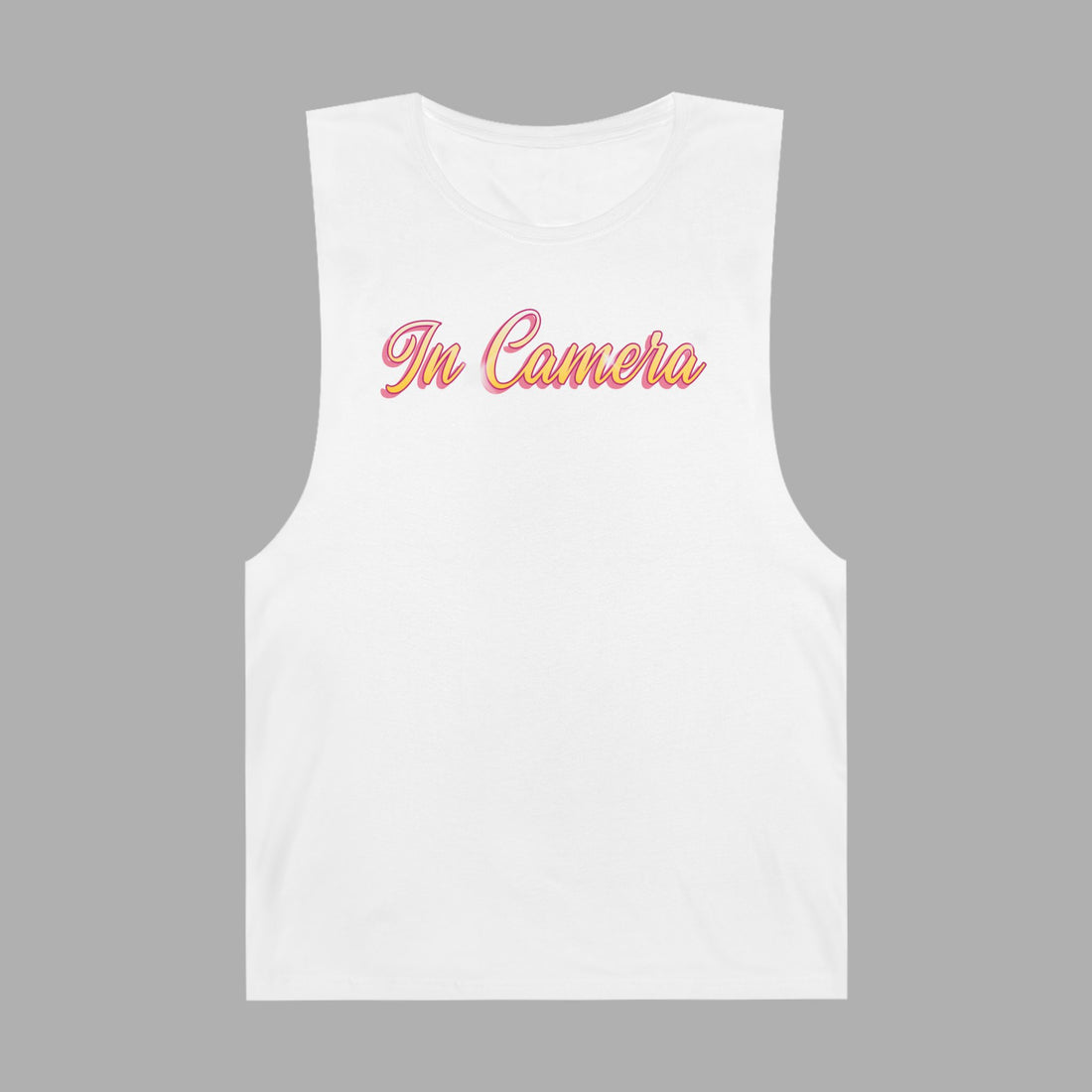 Pink CHAMBER Dreamland Legal TANK TOP – Positive Court Dollhouse In Camera Tank Top