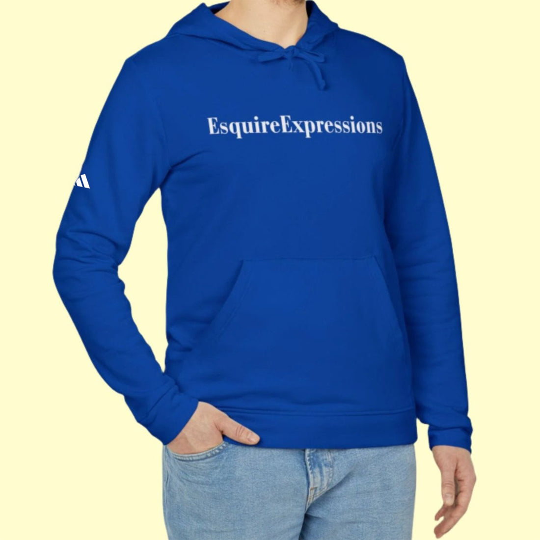 EsquireExpressions Personalized Fashion Adidas Hoodie Perfect for Lawyers and Positive Fashion